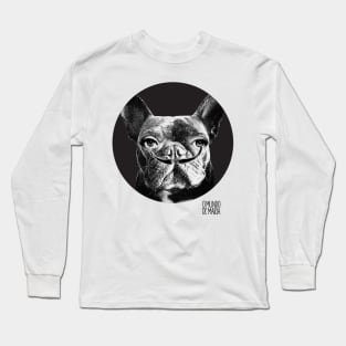 French bulldog Dali Fornasetti Long Sleeve T-Shirt